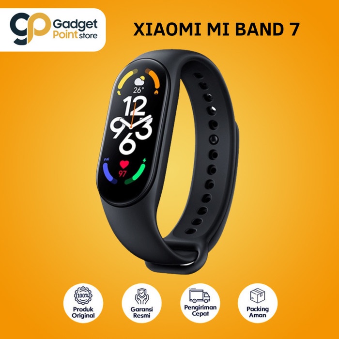 Xiaomi Mi Band 7 Smart Band AMOLED 1.62 Bluetooth 5.2 Garansi TAM