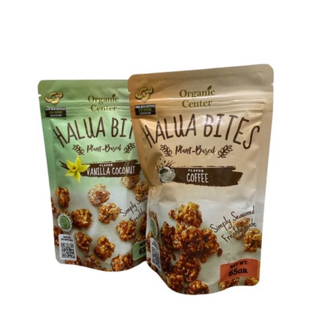 Halua Bites Plant Based Snack 65gr