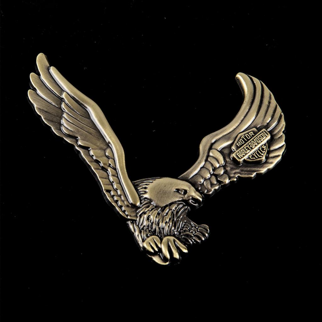 Gentlehappy 3D Metal Stiker Mobil Eagle Emblem Badge Auto Body Decals Motor Mobil Dekorasi