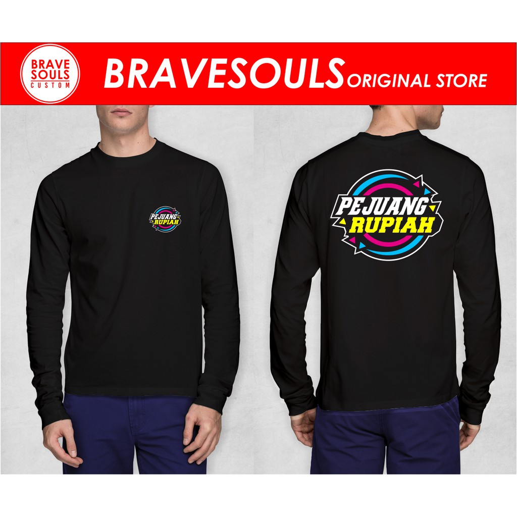 Kaos Distro Pejuang Rupiah Lengan Panjang