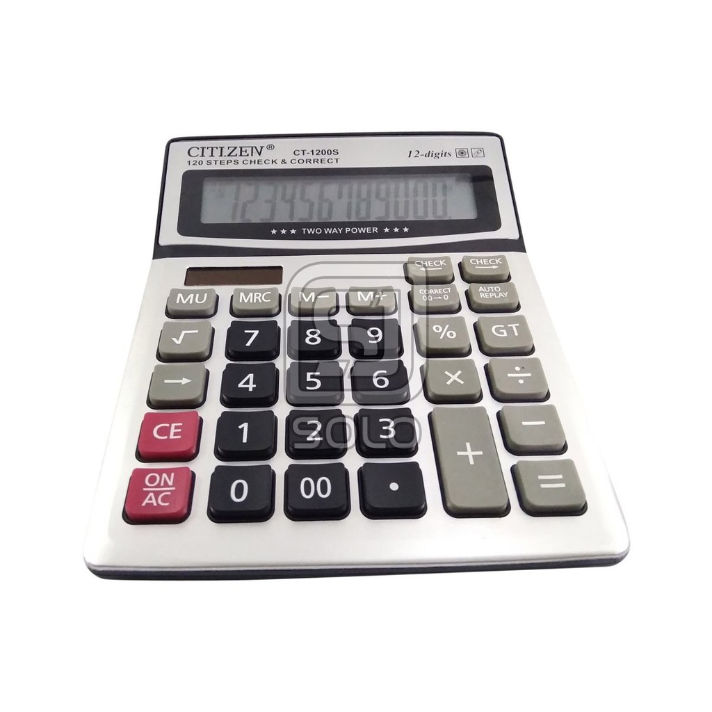 

Kalkulator Calculator CITIZEIV CT-1200S 1200 S Superior 12 Digits