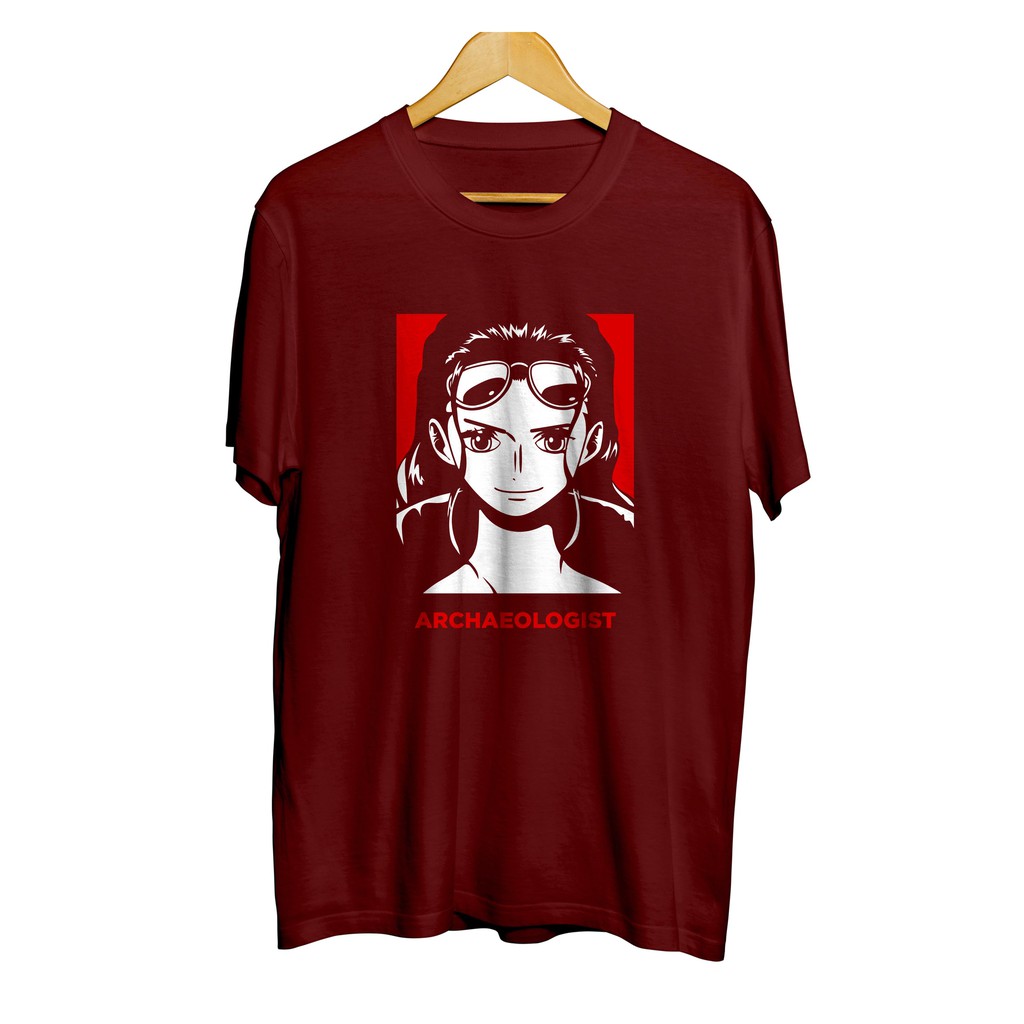 Kaos distro anime ROBIN SHP - ONE PIECE 100% cotton combed 30s