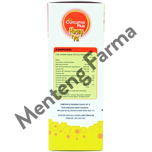 Curcuma Plus Honey Vit Jeruk 100 mL - Madu Multivitamin Anak