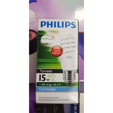 Lampu Philips Tornado 15 Watt