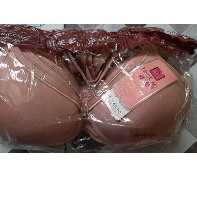 BH LINGCAO B5 (cup B) / lingcau asli / bh kancing 3 / bh big cup - 38