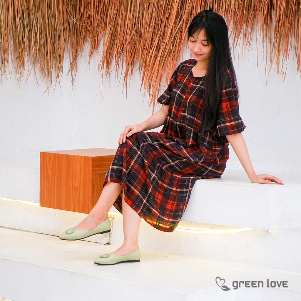 Green Love Sepatu Flat MILO