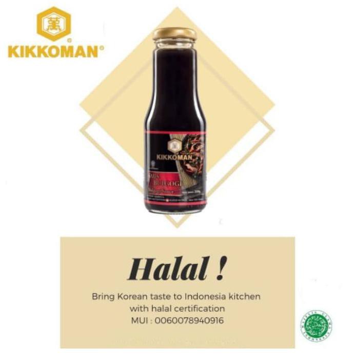 

KIKKOMAN BULGOGI SAUCE - KECAP SAUS BULGOGI KOREA HALAL KEMASAN 300GR - 300GR