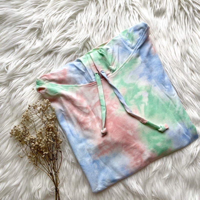 HOODIE TIEDYE SWEATER TIE DIE JAKET WANITA PREMIUM