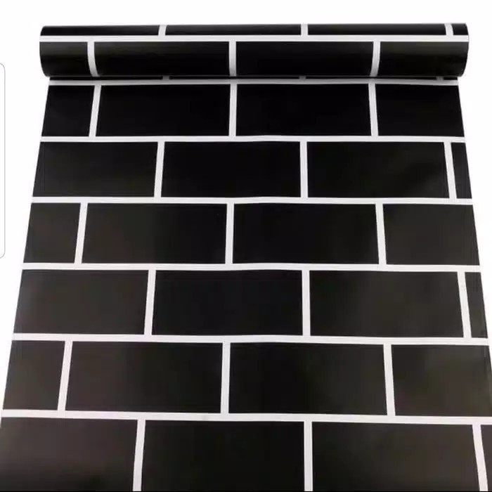 PAKET 5 ROLL Wallpaper Dinding Wallstiker Wallpaper Stiker Karakter Ukuran 45 cm x 5 meter MOTIF BATA