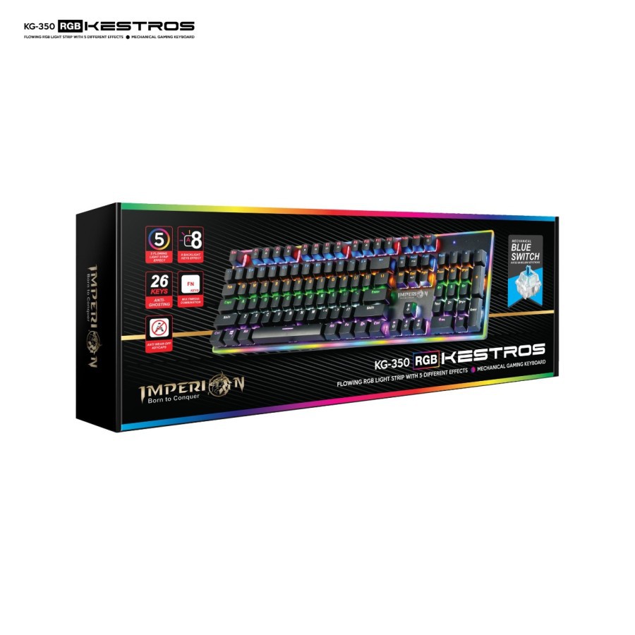 Imperion Kestros KG-350 Keyboard Gaming Mechanical Blue Switch