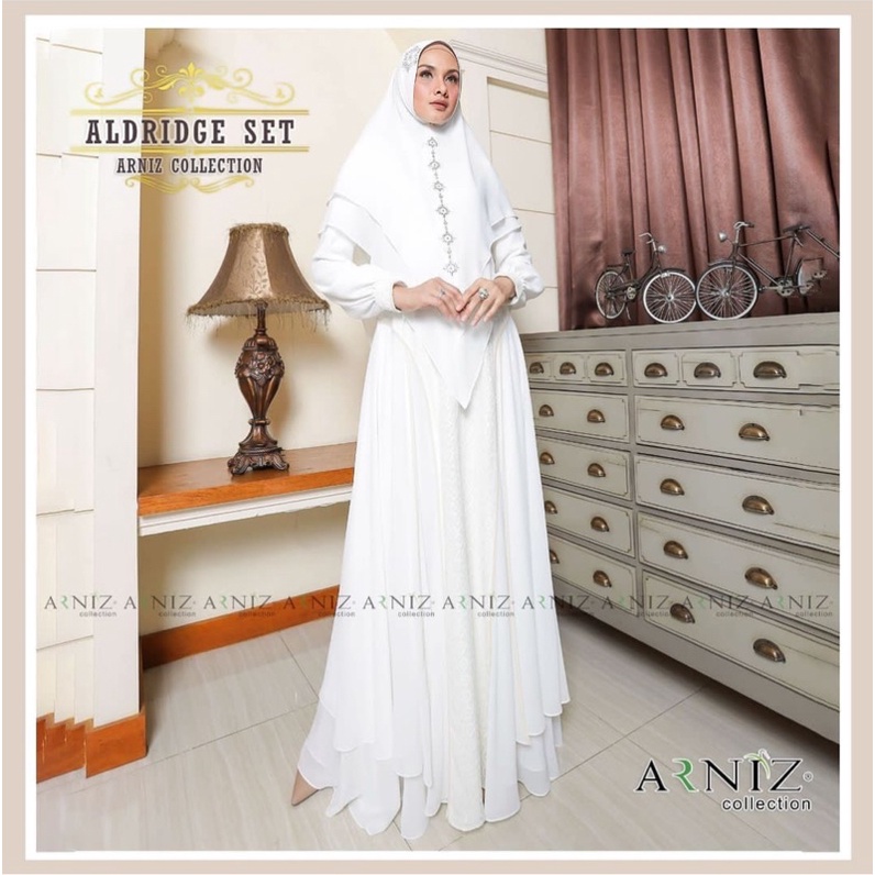 aldrige set By Arniz ( khusus putih ) ready