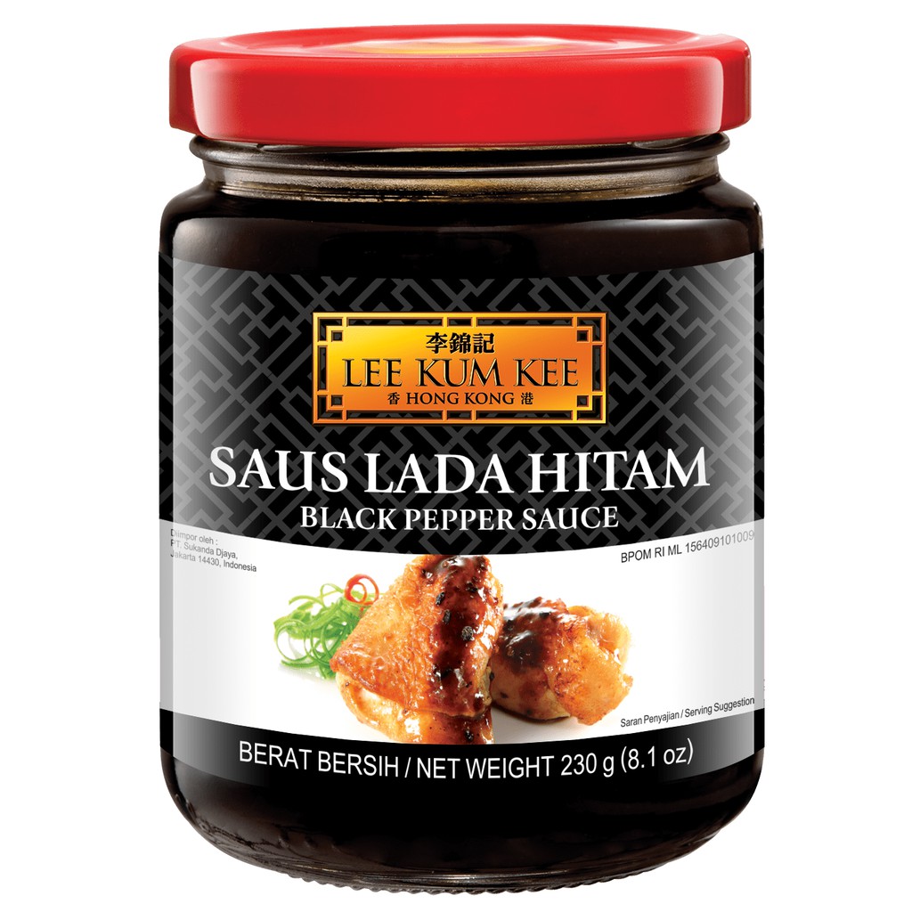 

LEE KUM KEE BLACK PEPPER SAUCE 230GR (SAUS LADA HITAM)