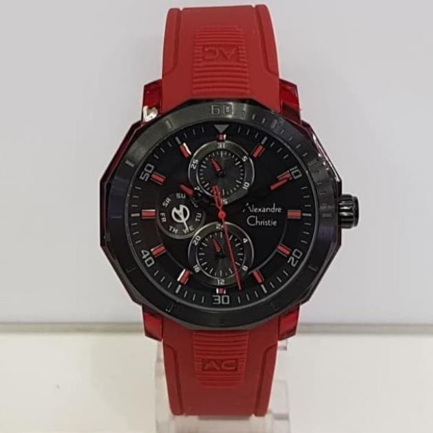 Jam Tangan Pria Alexander Christie Ac6552 Ac 6552 Red Rr76Oyyq8F
