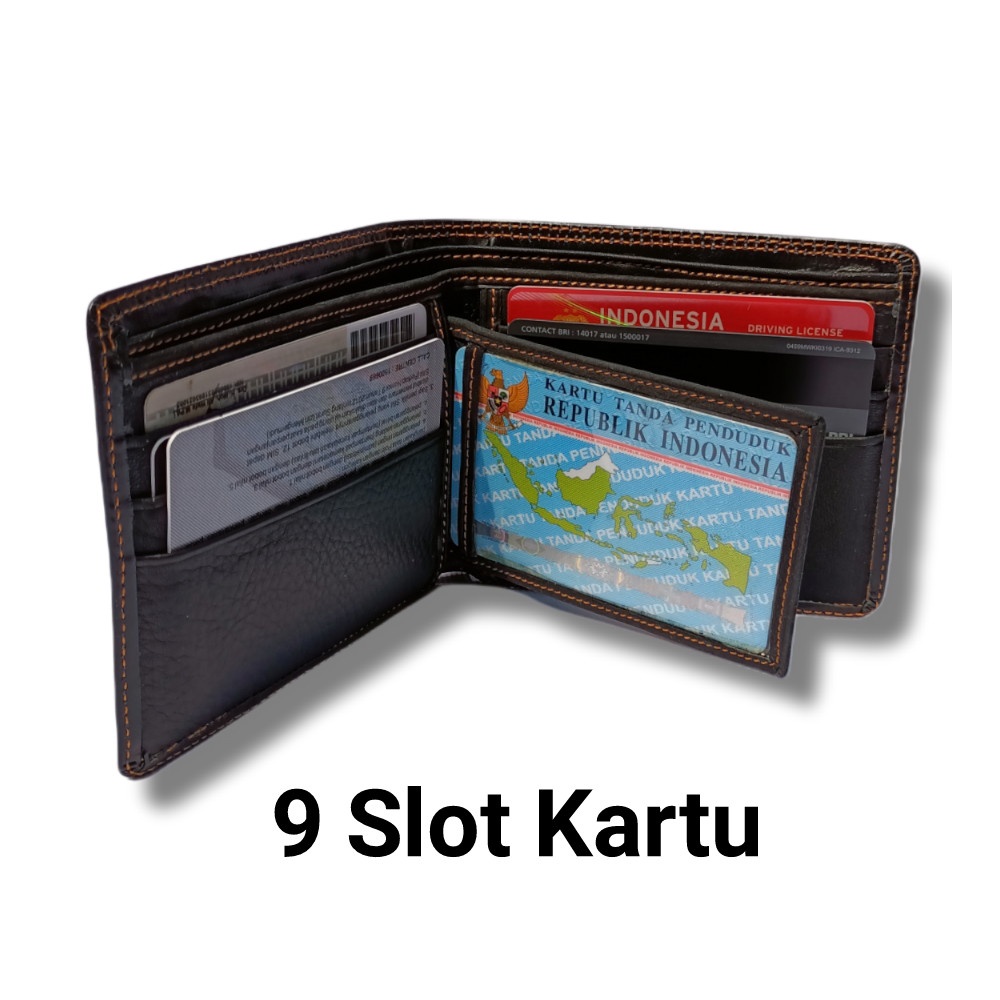 Dompet Lipat Pria 100% KULIT Merk KICKERS