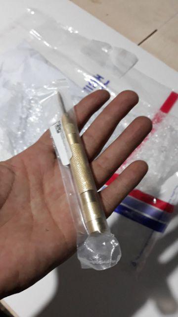 Auto Center Punch Hammer Pembuat Marking Titik Tengah Bor Tanpa Palu