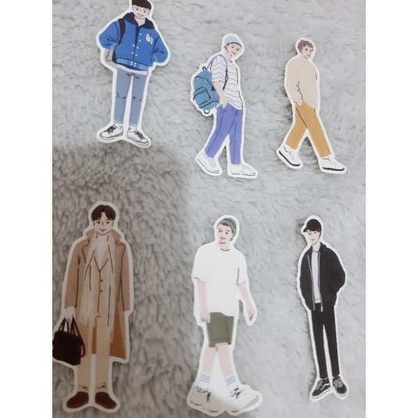 

sticker lucu / sticker murah bentuk pria tampan
