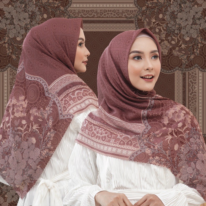 HYDRANGEA SCARF REDWOOD