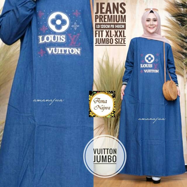 GAMIS JEANS LUIS VUITTON JUMBO BY AMA NAJWA