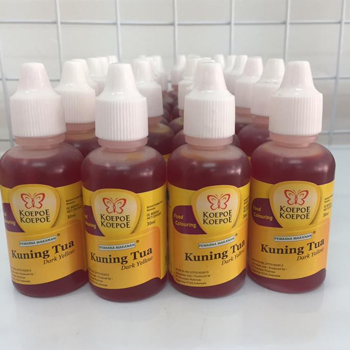 

31.87-Kue- Koepoe Koepoe/Kupu Kupu Pewarna Kuning Tua30Ml -Terlengkap-Termurah-Dijamin.