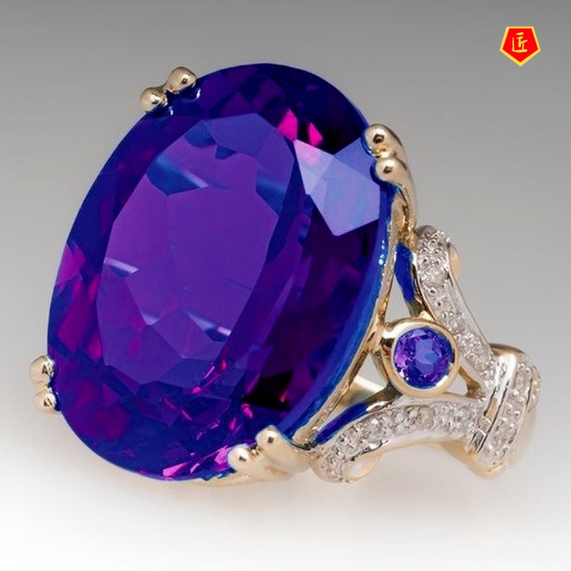 [Ready Stock]Fashion Moissanite Diamond Ring 18K Gold