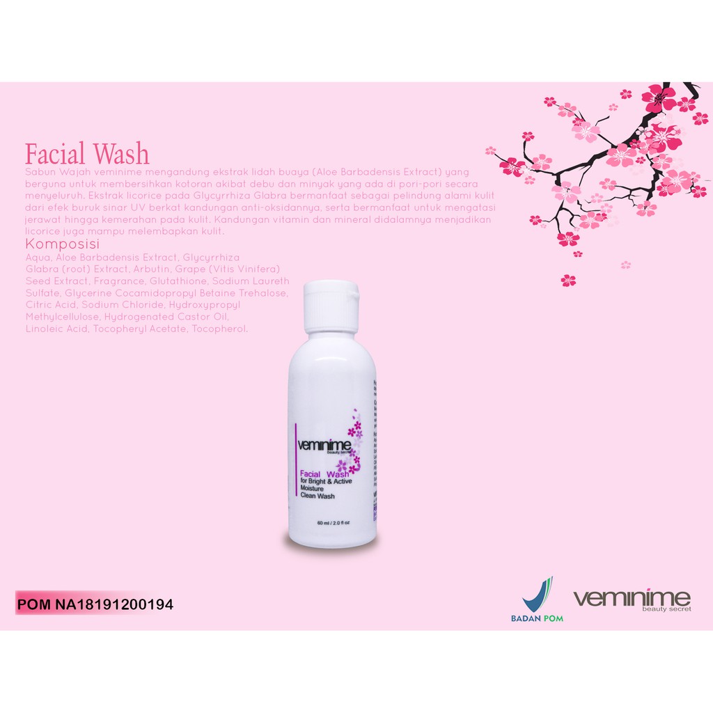Veminime Facial Wash