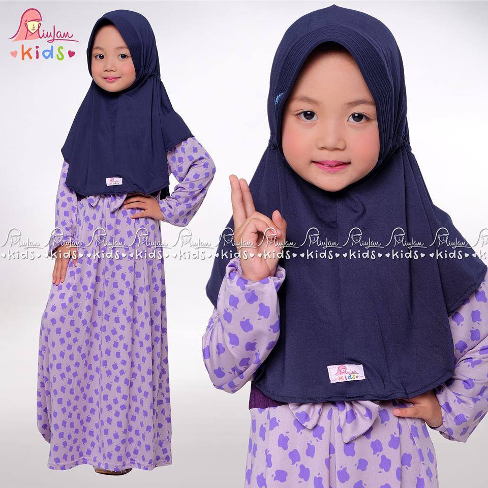 COD Audrey Dress Kids by Miulan || Gamis Anak Miulan || Gamis Motif || Miulan
