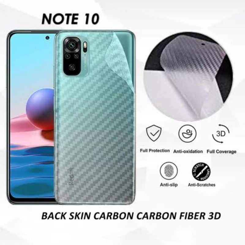 GARSKIN ANTI JAMUR REDMI NOTE 10/ NOTE 10 PRO/ POCO M3/ POCO X3/ SKINCARBON