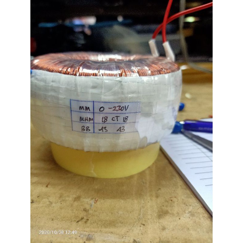 trafo aktipHUPER AH300  43v 18v ct 18v 43v