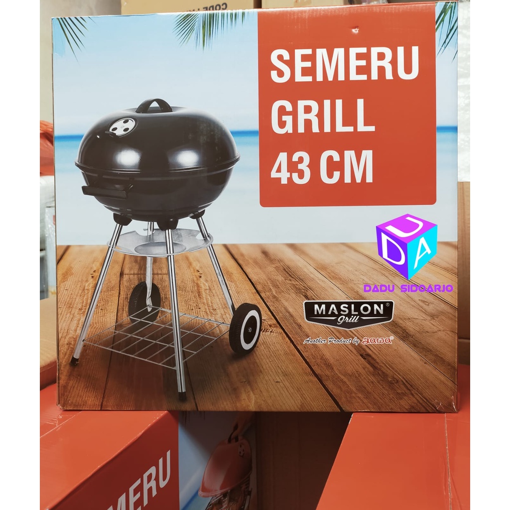 Maspion Panggangan Semeru Grill 43 Cm Panggangan Serbaguna + tutup