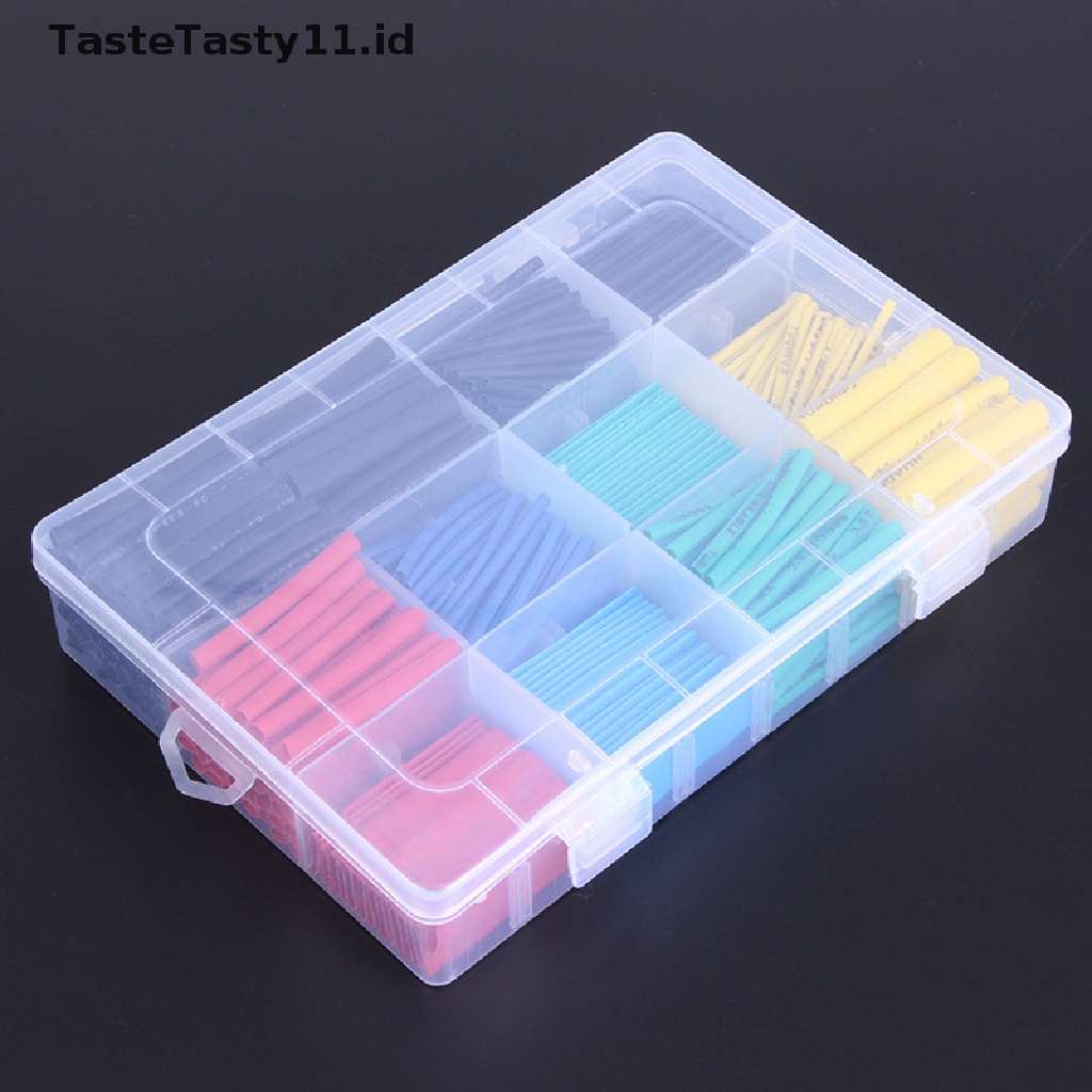 Tastetasty 530Pcs Selang Bakar Heat Shrink 2: 1 Untuk Kabel Listrik