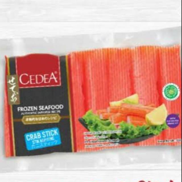 

Cedea Crabstik 250 gram / olahan ikan / Frozen food / crab stik