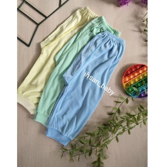 3 pcs CELANA PAMPERS PANJANG BAYI POLOS UK S M L XL - BYR.21Jl22ˢ