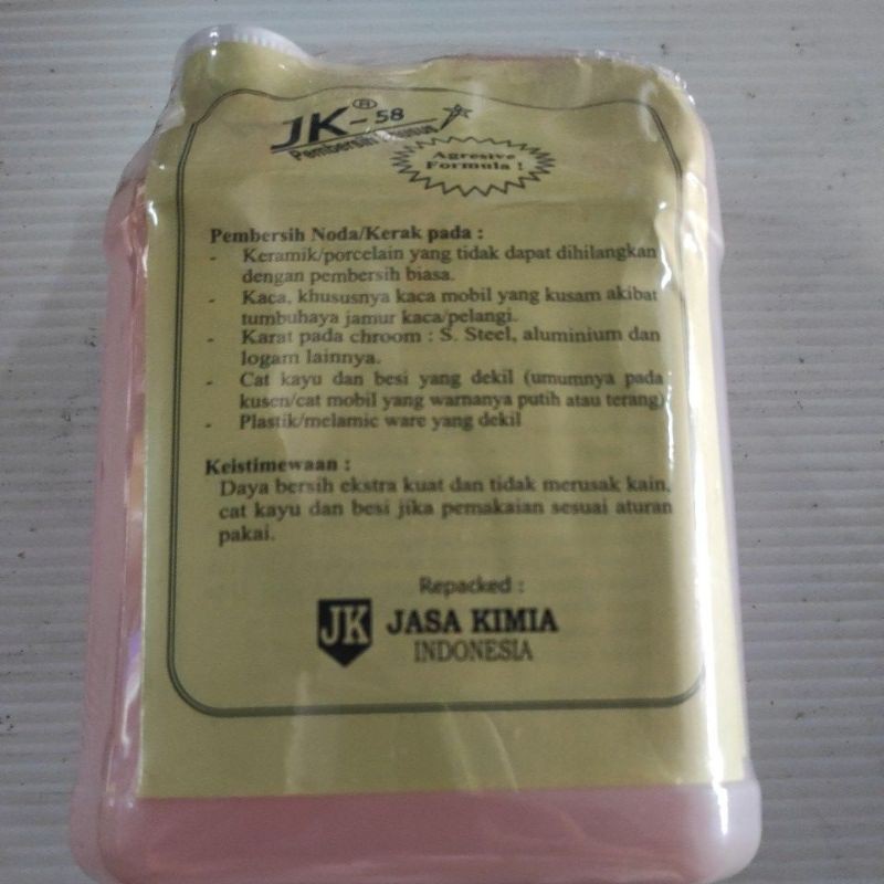 pembersih kerak serba guna jk 58 ampuh untuk nodal bandel di kamar mandi, aluminum, stainles, crome