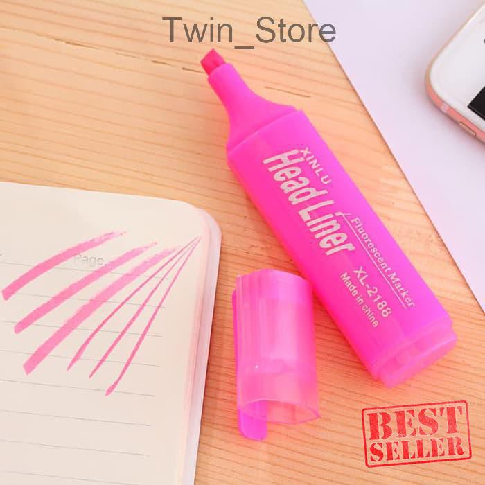 

XinLu Bukan Merk Stabilo Boss Highlighter Joyko Neon XL-2188 isi 3 Pcs