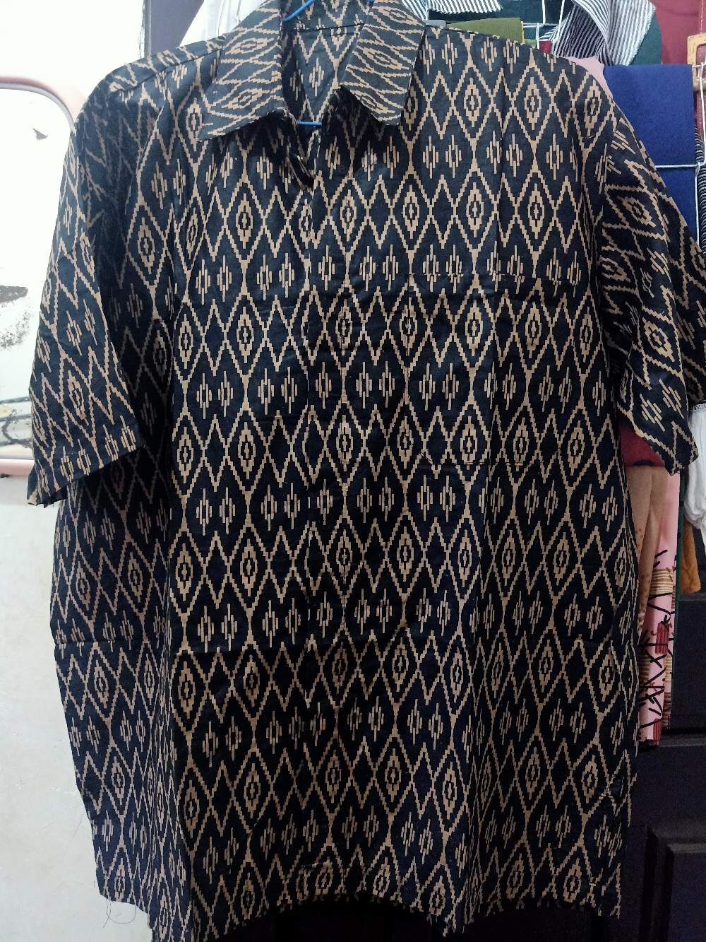 Promo Kemeja Batik Pria Lengan Pendek M L Xl Xxl Jumbo Batik Modern Batik Pria Atasan Batik Kantor
