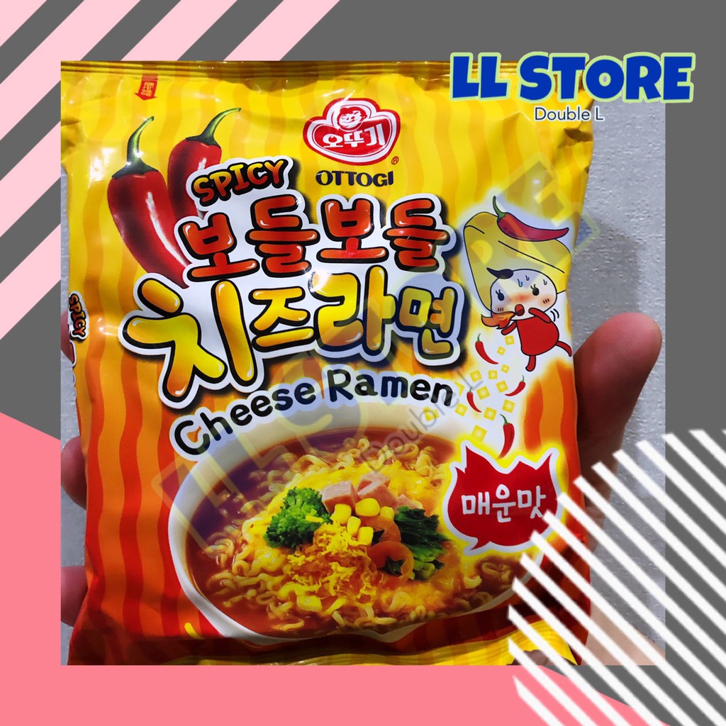 

OTTOGI Cheese Ramen Spicy | Mi Instan Keju Rasa Pedas Korea