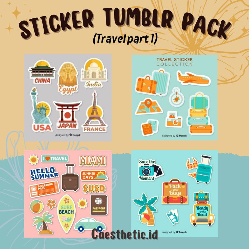

STICKER TUMBLR AESTHETIC - STICKER HP LAPTOP - STICKER TUMBLR PACK - STICKER MINI TUMBLR