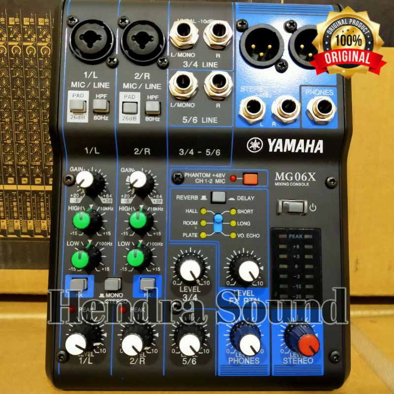 Mixer Audio Yamaha MG 06X Original