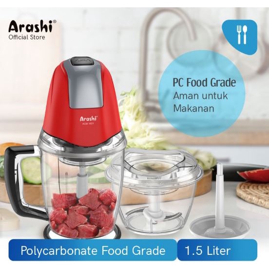 Mesin Chopper Arashi ACM 1501 / Food processor Food Chopper