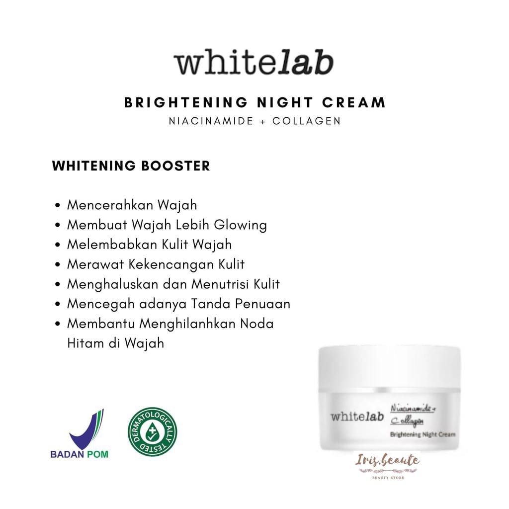 [SALE] WHITELAB BRIGHTENING NIGHT CREAM