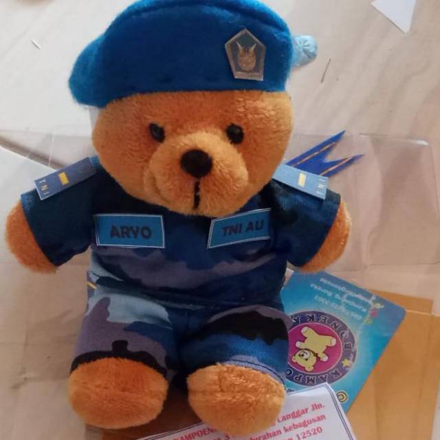 

Bear tentara 12 cm kemasan mika
