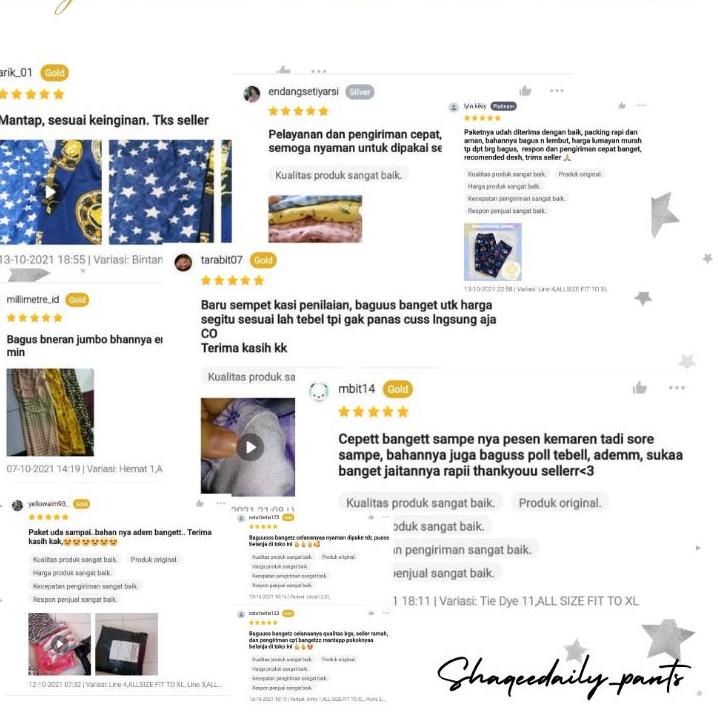 Terbaru Celana Tidur Panjang Rumahan Wanita Pinggang Karet Kekinian Piyama Jumbo Bahan Kaos Bebyterr