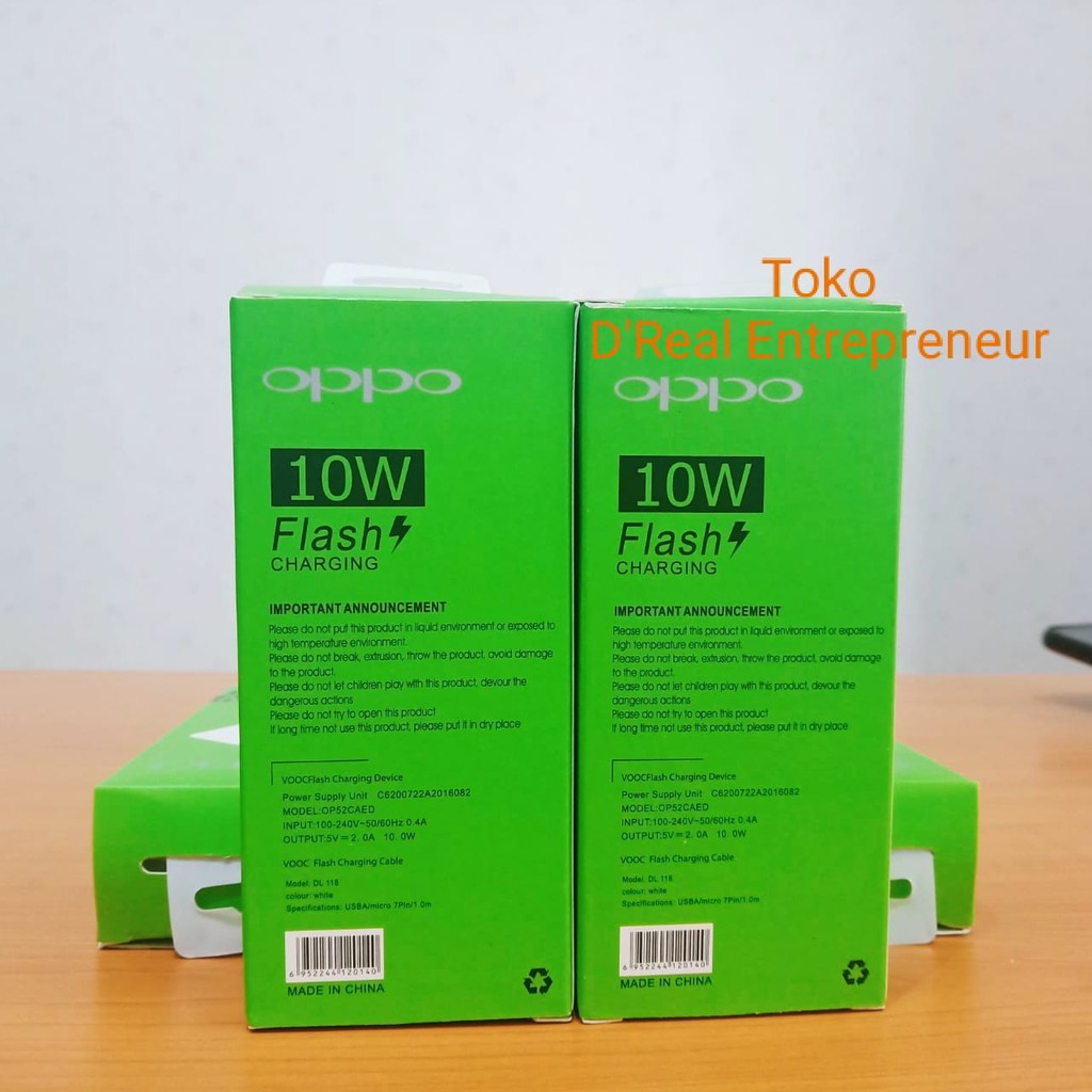 Adaptor Charger Oppo / Realme / Vivo 10W Flash Charging 2A Kepala Casan