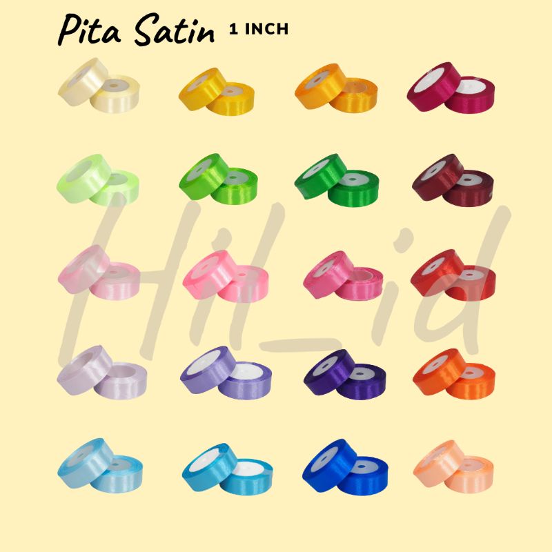 

Pita Satin 1" / 2.5cm | 20 yards | Part 1