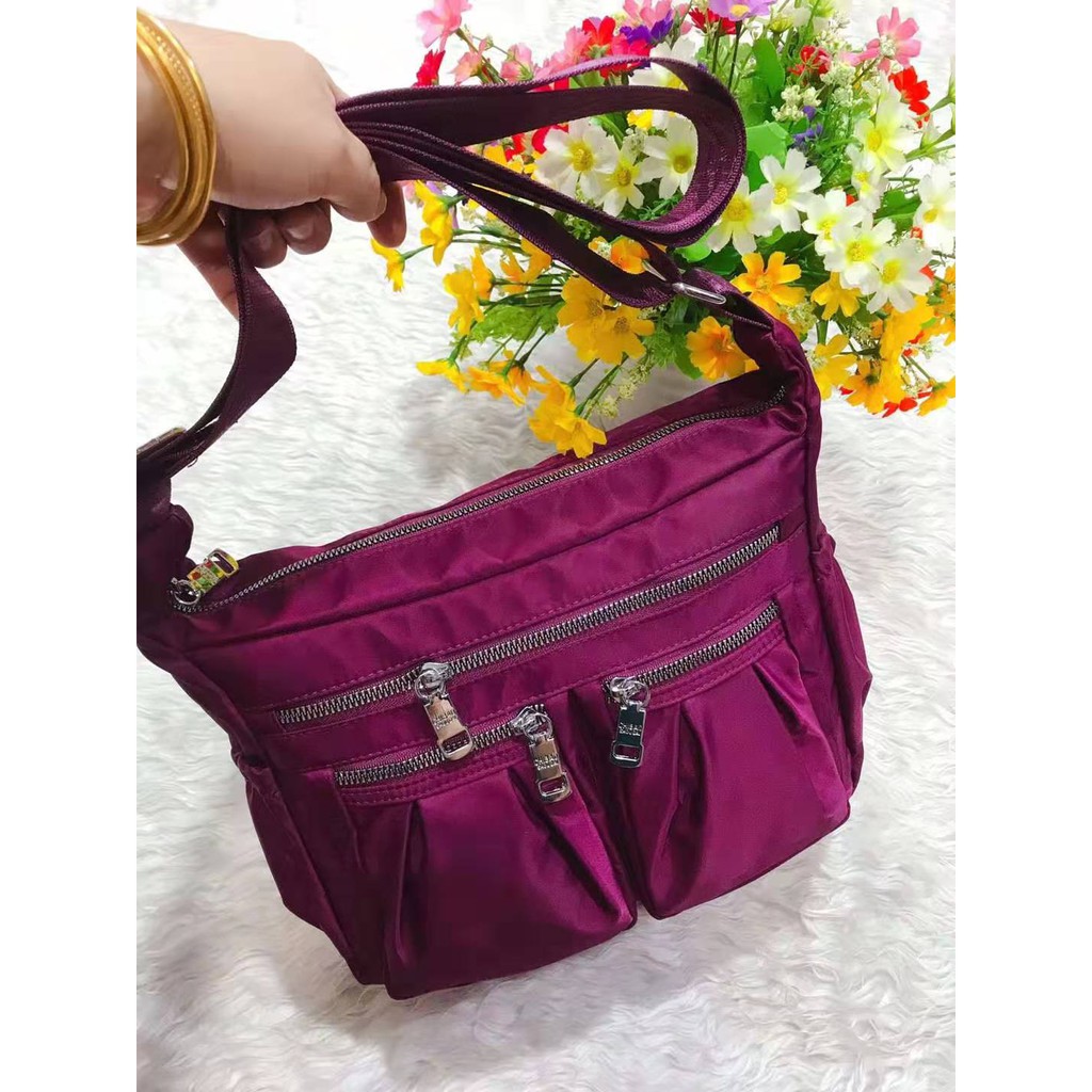 Tas Wanita Import Jinjing dan Selempang CHIBAO Mini CB198 198 Bahan Parasut Kualitas Super High Qual