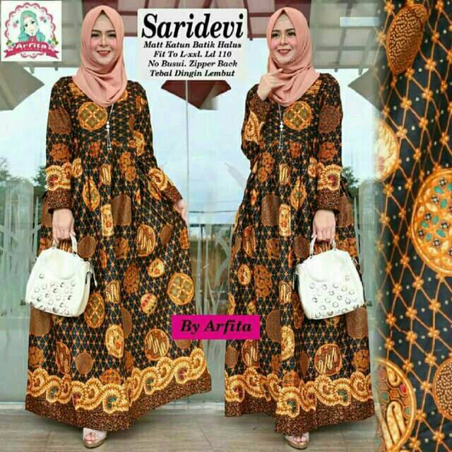 Agen Gamis Batik Sridevi LrJneASQx3jO6