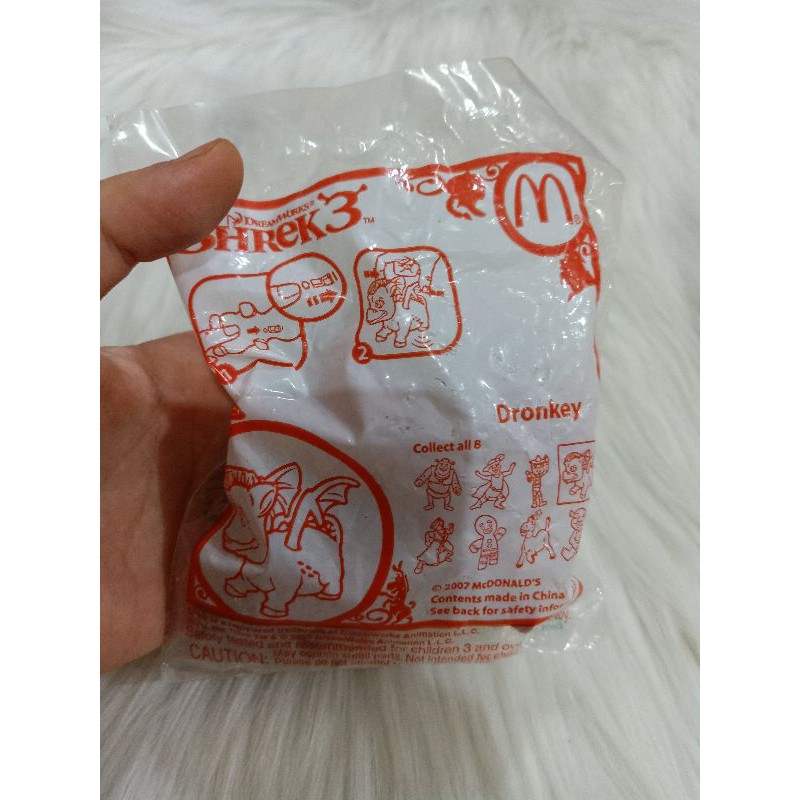 McD Happy Meal Shrek 3 #Dronkey