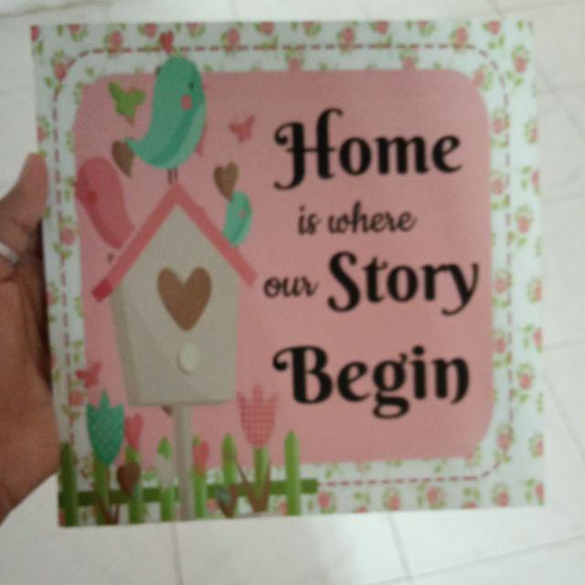 Hiasan Dinding Poster Kayu Al-166