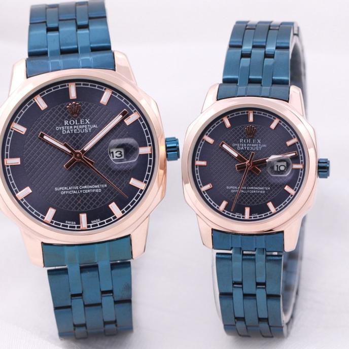 Rolex Jam Tangan Rolex Couple Clasic Date Toko.Feranika