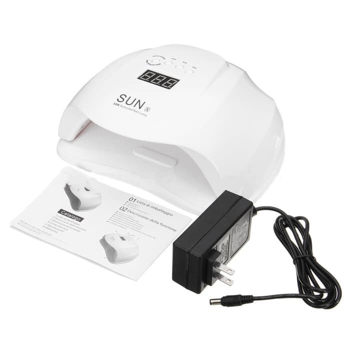 SUN X READY uv led lamp 54 watt pengering kutek gel nail dryer Produk Good Quality